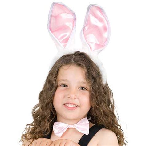 Bunny Rabbit White Ears Pink Bow And Tail Costume World