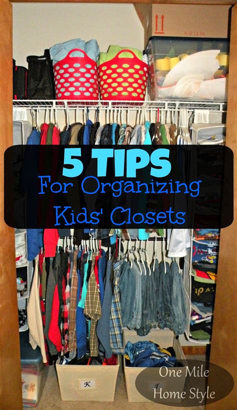 Shop online & save at target™. 5 Tips for Organizing Kids' Closets