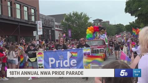 18th annual nwa pride parade took place in fayetteville