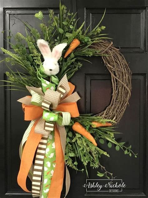 60 Attractive Diy Easter Wreaths That Looks Fancy And Captivating In