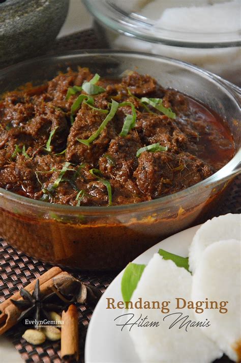 Rasa dedak bumbu rendang ini yang. RENDANG DAGING HITAM MANIS