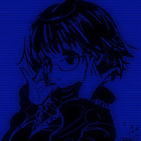 Blue Pfp Blue Anime Blue Aesthetic Dark Aesthetic Anime Images And