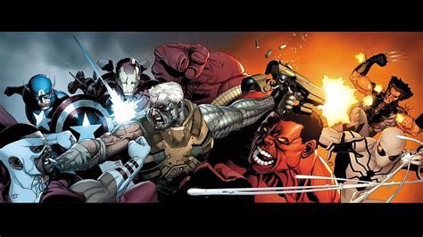 Los Vengadores Vengadores X Sanction Cable Marvel Comics Capitán