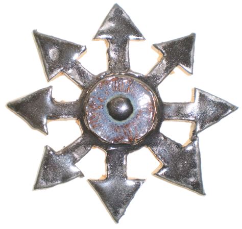 The Chaos Star Symbol Of Eight Radiating Arrows Was Invented By Fantasy