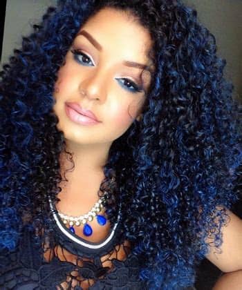 Black hair is often considered a shade that's too bold or dramatic. Blue Black Hair Tips And Styles | Dark Blue hair Dye ...