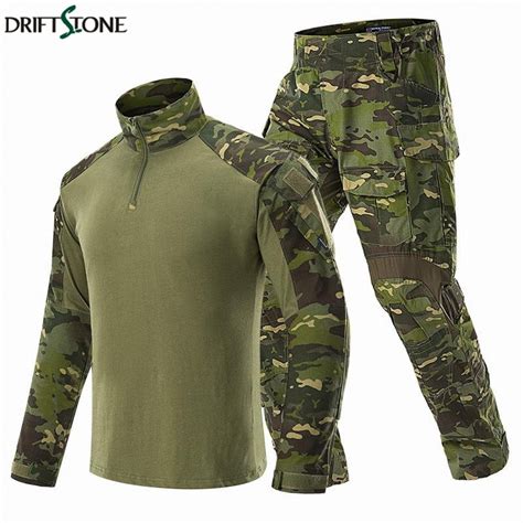 Camouflage Bdu Army Combat Suit Men Tactical Military Uniform Clothing