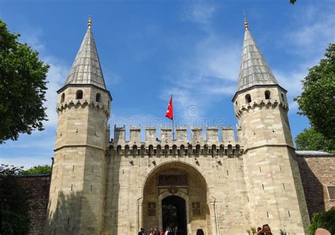 The Gate Of Salutation Of Topkapi Palace Istanbul Turkey Editorial