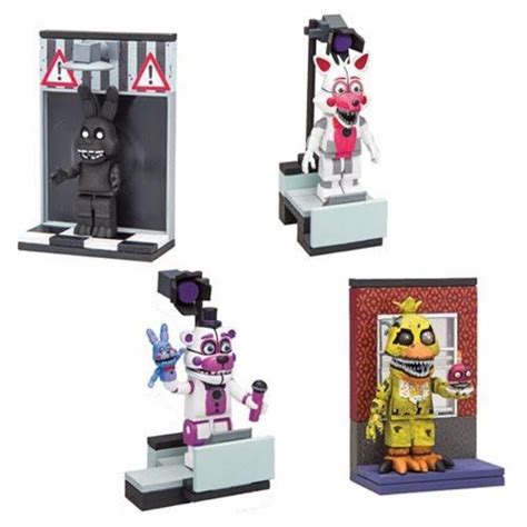 Five Nights At Freddys Series 5 Micro Construction Complete Set Of 3