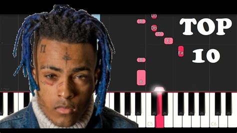 Xxxtentacions Top 10 Songs On Piano Youtube