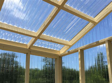 Tuftex Polycarb Greenhouse Example Clear Roof Panels Polycarbonate