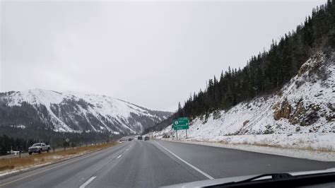 Colorado Road Conditions On The I 70 Snowpak