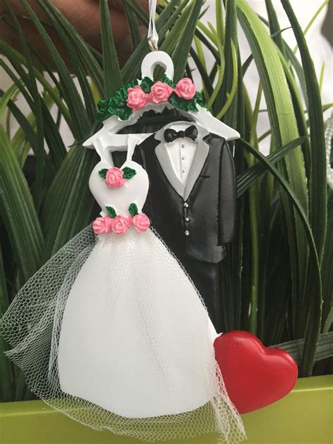 If this was the year you tied the knot, gift commemorating that special day is definitely in order. Married couple Christmas Ornament>>FREE PERSONALIZE>>FREE ...