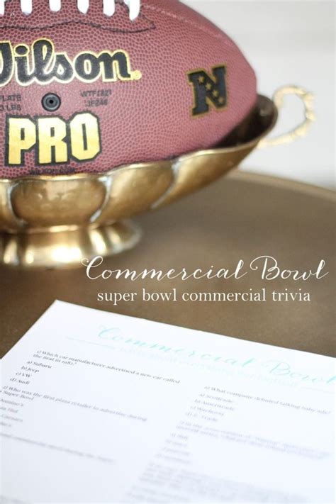It's coming off its big super bowl halftime show, and it sits at number 11 among free apps in the itunes store, ahead of the. Free Printable Super Bowl Commercial Trivia - Julie ...