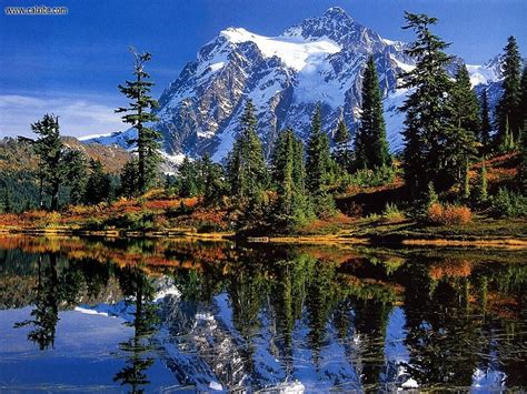 Mt Shuksan Wa Fifty Nifty United States Nature Pacific Northwest