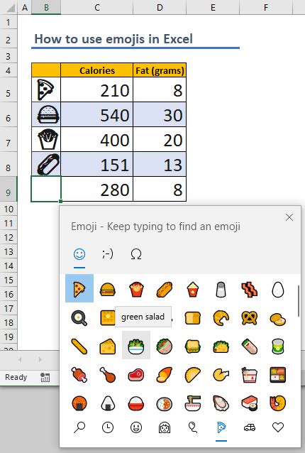 How To Use Emojis In Excel