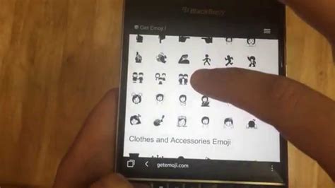 How To Use Emojis On Blackberry Passport With Blackberry Os 103 Youtube