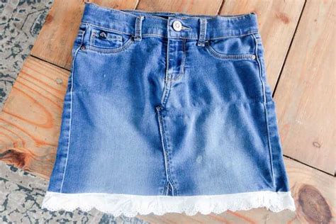 how to make a skirt out of jeans farmhouse on boone