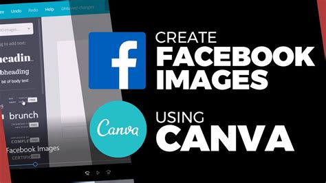 Choose a template, drag and drop images and text, and share with the world. How to Create Facebook Images and a Logo using Canva (FREE ...