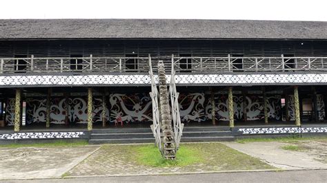 Rumah Betang Denah Dayak Gambar Design Rumah