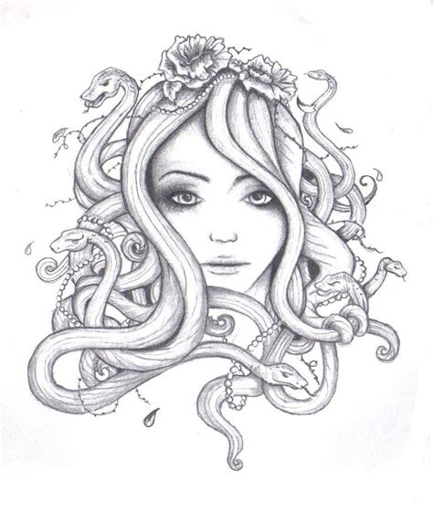 Pin By Evelyn Kozlov On Tus Me Gusta En Pinterest Medusa Drawing Medusa Tattoo Medusa Art