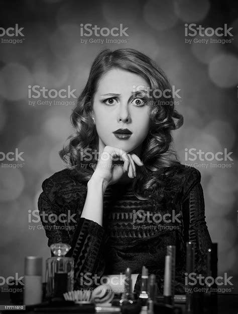 Portrait Of Beautiful Women With Cosmetics Stock Photo Download Image