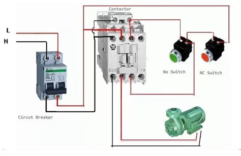 Wiring Diagram Of Lighting Contactor Wiring Draw And Schematic