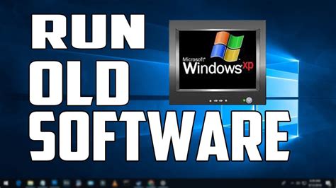How To Runinstall Old Software In Windows 10 Youtube