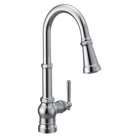 Moen paterson™ single handle lever bar faucet in matte black. Moen S72003 Chrome Paterson 1.5 GPM Single Hole Pull Down ...
