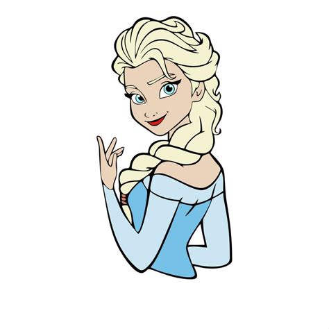 Elsa Frozen Vector Art Icons And Graphics For Free Download