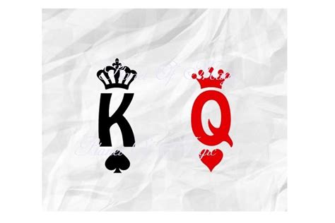 King And Queen Svg Queen Crown Svg Couple T Shirt Design 266737