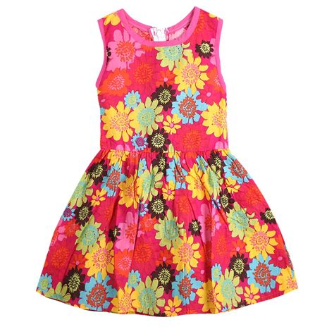 Toddler Kids Dress For Girls Summer Princess Floral Lace Pierced Party
