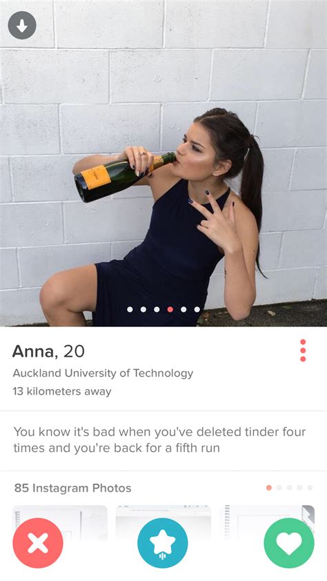 Go Anna From Auckland Ahahsh Funny Tinder Profiles Tinder Bio Best Of