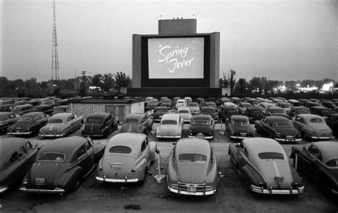 Drive In Theater Chicago 1951 New Jersey Old Photos Vintage Photos