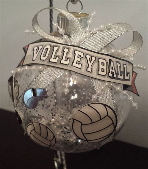 A Volleyball Ornament Hanging From A Ceiling In The Shape Of A Volley Ball