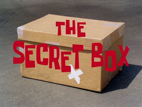 The Secret Box Encyclopedia Spongebobia Fandom