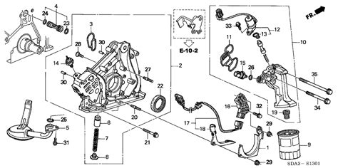 2004 Honda Accord 4 Door Ex V6 Ka 5at Oil Pump V6