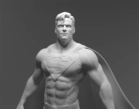 Superman Classic Statue By Camiloveliovich · 3dtotal · Learn Create