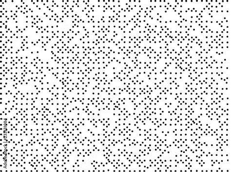Abstract Geometric Dots Pattern Random Dots Background Black White
