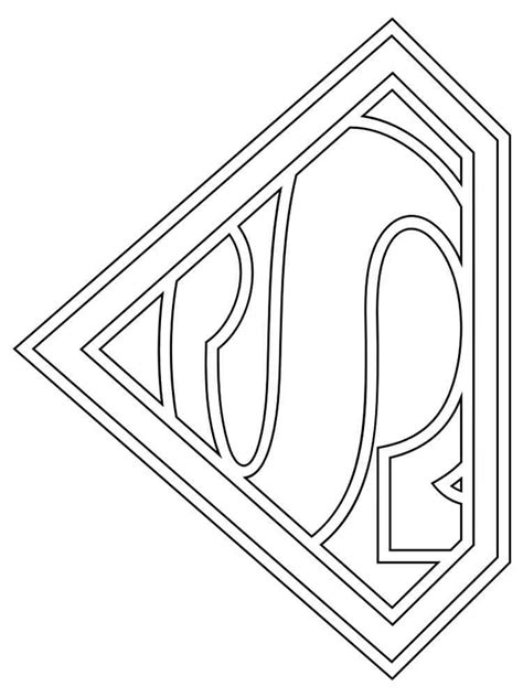 Superman Logo coloring pages. Free Printable Superman Logo coloring pages.