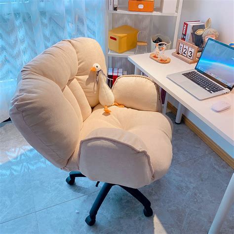 Home Lazy Computer Couch Backrest Lazy Leisure Rotating Bedroom Desk