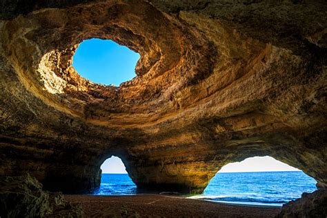 Benagil Beach Caves Algarve Portugal Banco De Fotos E Imágenes De