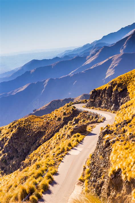 Winding Mountain Road Stock Photo Image Of Range Panoramic 43815502