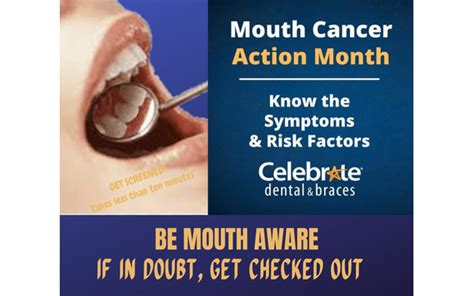 Oral Cancer Awareness Month By Celebrate Dental And Braces In Las Vegas