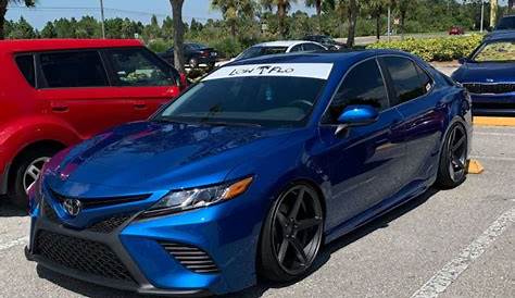 2019 Toyota Camry with 20x10.5 30 Velgen Classic5 and 255/30R20