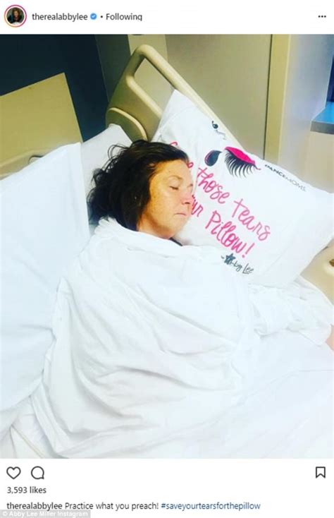 Abby Lee Miller Posts Emotional Image From Hospital Bed Weeks After