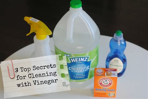 These two ingredients are not only. 3 (Top Secret) Tricks for Cleaning with Vinegar | Making ...