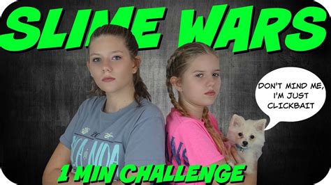 Slime Wars One Minute Challenge Slime Challenge Taylor And