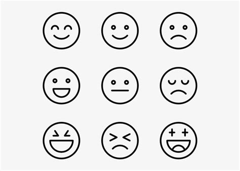 Emotions Emotions Black And White Transparent Png 600x564 Free