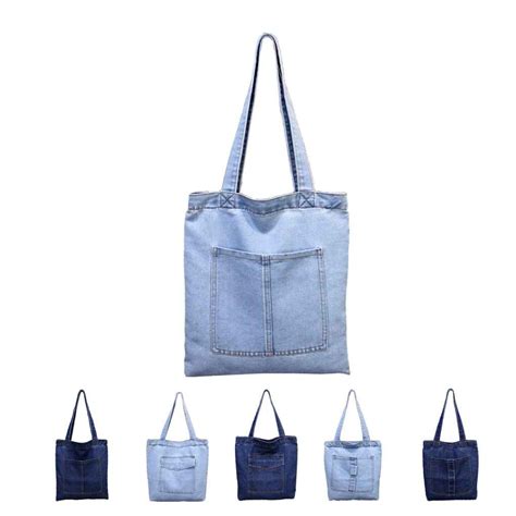 Ready stock spunbon 75gsm lbar 160cm birumuda birutua pinkmuda pinktanggung oren merah. Tas Tote Bahu Wanita Bahan Kanvas Denim Kapasitas Besar ...