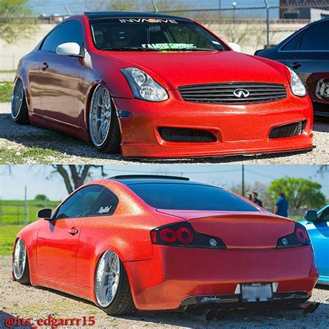 Infiniti G35 Wrapped In Avery Sw900 426 Diamond Red